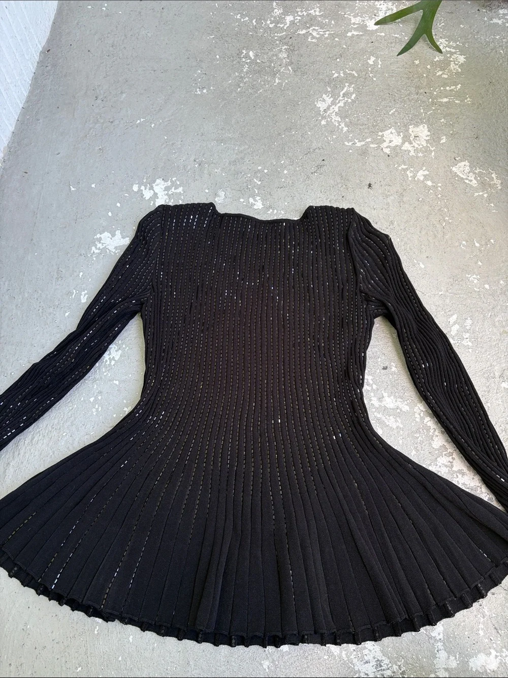 St. John beaded ribbed top